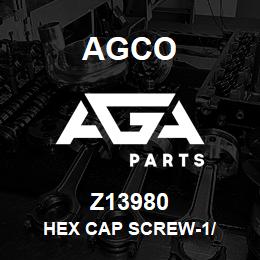 Z13980 Agco HEX CAP SCREW-1/ | AGA Parts