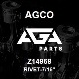 Z14968 Agco RIVET-7/16" | AGA Parts