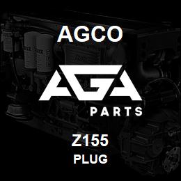 Z155 Agco PLUG | AGA Parts