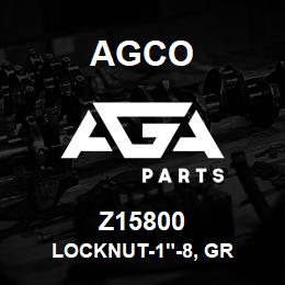 Z15800 Agco LOCKNUT-1"-8, GR | AGA Parts