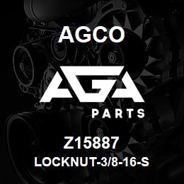 Z15887 Agco LOCKNUT-3/8-16-S | AGA Parts