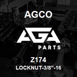 Z174 Agco LOCKNUT-3/8"-16 | AGA Parts