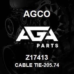 Z17413 Agco CABLE TIE-205.74 | AGA Parts