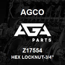 Z17554 Agco HEX LOCKNUT-3/4" | AGA Parts