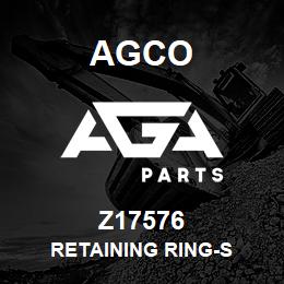 Z17576 Agco RETAINING RING-S | AGA Parts