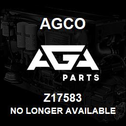 Z17583 Agco NO LONGER AVAILABLE | AGA Parts