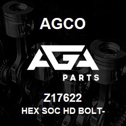 Z17622 Agco HEX SOC HD BOLT- | AGA Parts