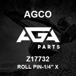 Z17732 Agco ROLL PIN-1/4" X | AGA Parts