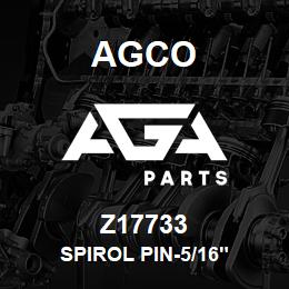 Z17733 Agco SPIROL PIN-5/16" | AGA Parts