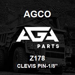 Z178 Agco CLEVIS PIN-1/8" | AGA Parts