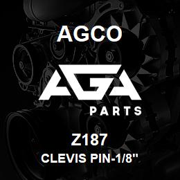 Z187 Agco CLEVIS PIN-1/8" | AGA Parts