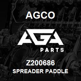 Z200686 Agco SPREADER PADDLE | AGA Parts