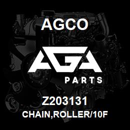 Z203131 Agco CHAIN,ROLLER/10F | AGA Parts