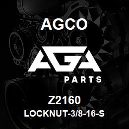 Z2160 Agco LOCKNUT-3/8-16-S | AGA Parts