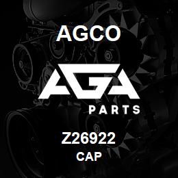 Z26922 Agco CAP | AGA Parts