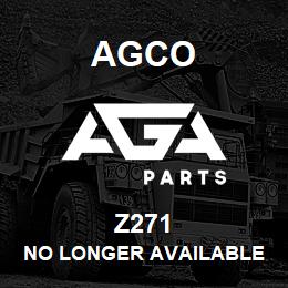 Z271 Agco NO LONGER AVAILABLE | AGA Parts