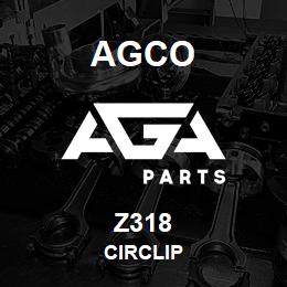 Z318 Agco CIRCLIP | AGA Parts