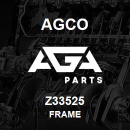 Z33525 Agco FRAME | AGA Parts