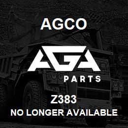 Z383 Agco NO LONGER AVAILABLE | AGA Parts