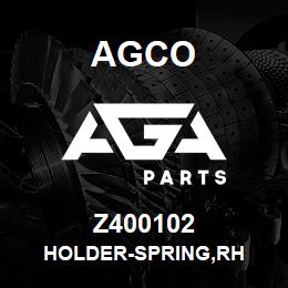 Z400102 Agco HOLDER-SPRING,RH | AGA Parts