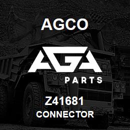 Z41681 Agco CONNECTOR | AGA Parts