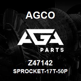 Z47142 Agco SPROCKET-17T-50P | AGA Parts