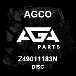 Z49011183N Agco DISC | AGA Parts