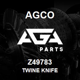 Z49783 Agco TWINE KNIFE | AGA Parts