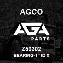 Z50302 Agco BEARING-1" ID X | AGA Parts