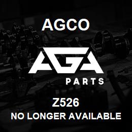 Z526 Agco NO LONGER AVAILABLE | AGA Parts