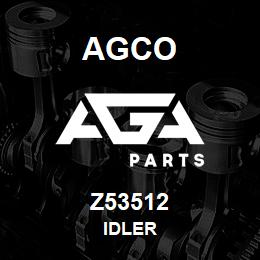 Z53512 Agco IDLER | AGA Parts