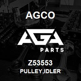 Z53553 Agco PULLEY,IDLER | AGA Parts