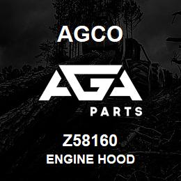 Z58160 Agco ENGINE HOOD | AGA Parts