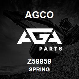 Z58859 Agco SPRING | AGA Parts