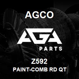 Z592 Agco PAINT-COMB RD QT | AGA Parts