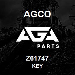 Z61747 Agco KEY | AGA Parts