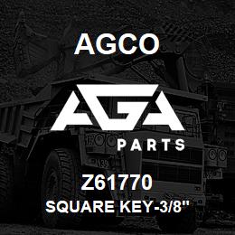 Z61770 Agco SQUARE KEY-3/8" | AGA Parts