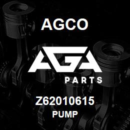 Z62010615 Agco PUMP | AGA Parts