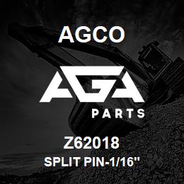 Z62018 Agco SPLIT PIN-1/16" | AGA Parts