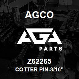 Z62265 Agco COTTER PIN-3/16" | AGA Parts