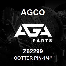 Z62299 Agco COTTER PIN-1/4" | AGA Parts