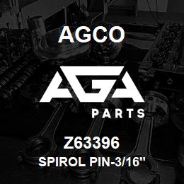 Z63396 Agco SPIROL PIN-3/16" | AGA Parts