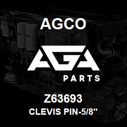 Z63693 Agco CLEVIS PIN-5/8" | AGA Parts