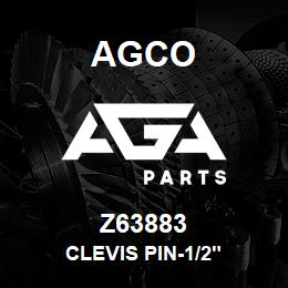 Z63883 Agco CLEVIS PIN-1/2" | AGA Parts