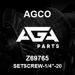 Z69765 Agco SETSCREW-1/4"-20 | AGA Parts