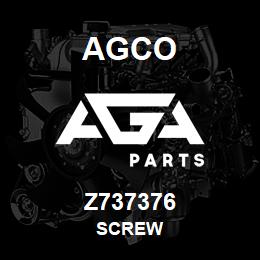 Z737376 Agco SCREW | AGA Parts