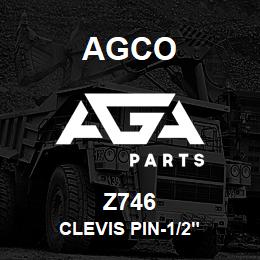 Z746 Agco CLEVIS PIN-1/2" | AGA Parts