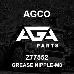 Z77552 Agco GREASE NIPPLE-M8 | AGA Parts