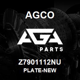 Z7901112NU Agco PLATE-NEW | AGA Parts