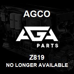 Z819 Agco NO LONGER AVAILABLE | AGA Parts